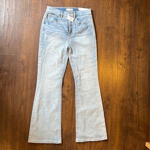 New Loft Slim High Rise Flare Jeans